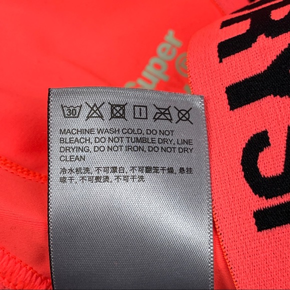 SUPERDRY Sport Neon Orange Sports Bra XS - Picture 13 of 16